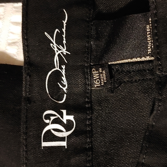 DG2 Women's Black Jeans 16WP NWT - Picture 6 of 11